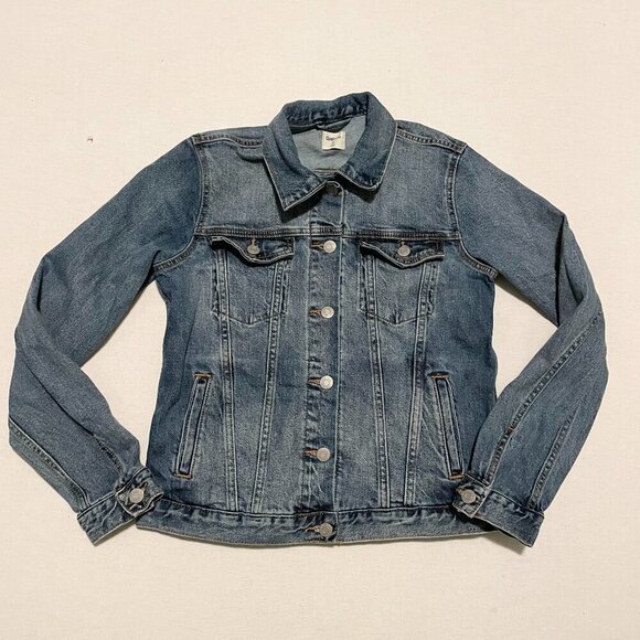 Gap 1969 Jean Jacket Denim Size Small Icon Medium Wash - Picture 1 of 16